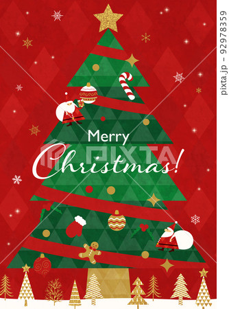 おしゃれな無料クリスマスカードイラストと素材