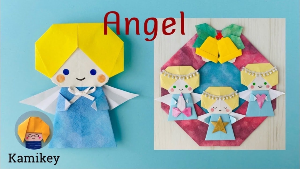 ディズニーキャラクターの折り方を写真で説明♪折り紙でディズニーハートクリスマスリース作り方イクジラ