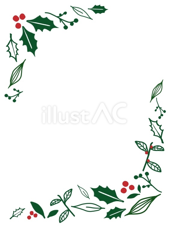 クリスマスフレーム縦イラスト - No: 2295107無料イラスト・フリー素材なら「イラストAC」