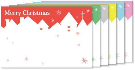 便箋テンプレート「クリスマス・らくがき」ダウンロードかわいい無料イラスト 印刷素材.net