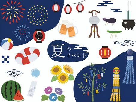 夏祭り風パーティー演出にぴったり！ 赤・青・緑の提灯ガーランド素材Happy Birthday Project ハピバ