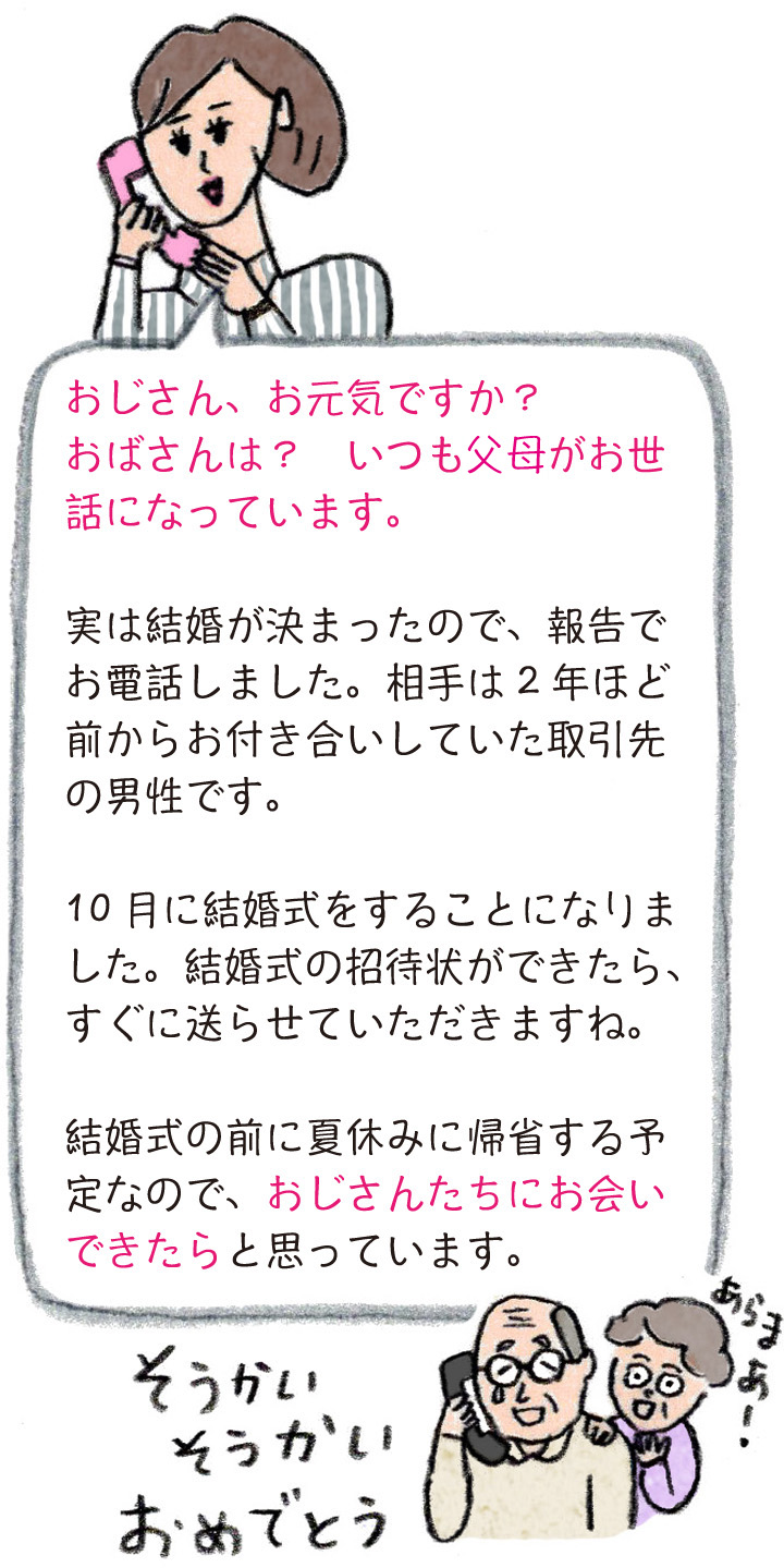 親戚への結婚報告はどこまでするべき？報告のタイミングやマナーとは