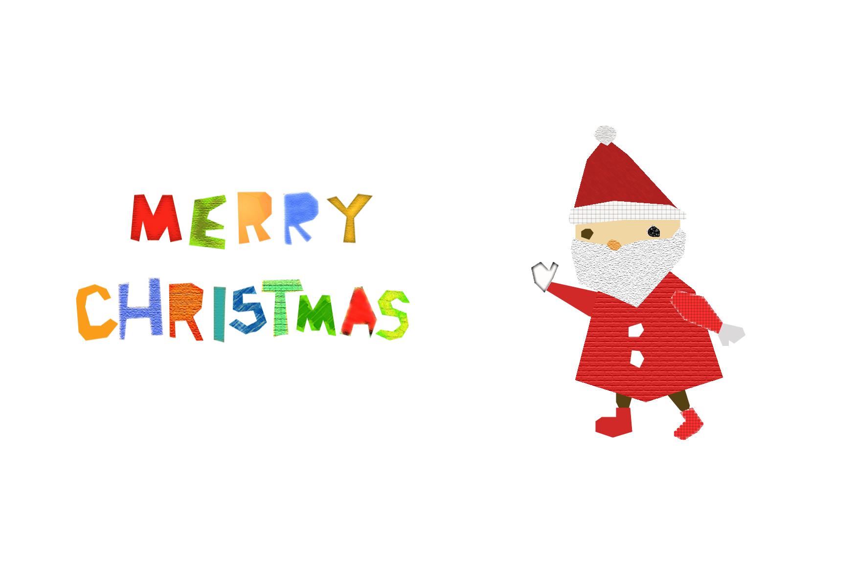 クリスマスカードのテンプレート「ツリーと飾り」かわいいフリー素材集 いらすとや