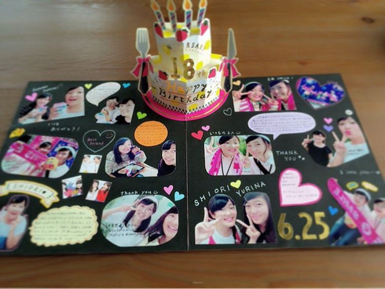 彼氏の誕生日にサプライズ！3つの仕掛けで作る簡単バースデーアルバム ブルーver.手作りアルバムアルバムキッチン