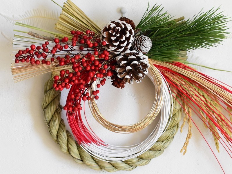 100均DIY 正月飾り「しめ縄リース」を手軽に作ろう♪ 手作りでおしゃれにアレンジ - macaroni