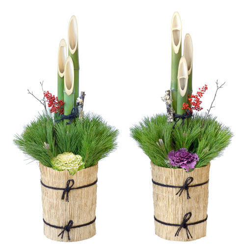 umemusubi kadomatsu1鉢 60cm お正月飾り 玄関 和風モダン門松 シンプル門松 しめ縄・しめ飾り NEKOMI 通販15012559Creema クリーマ