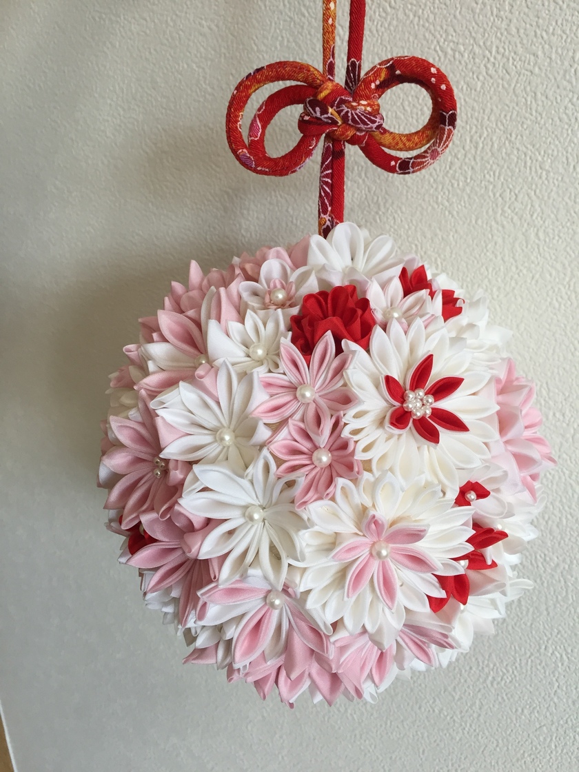 ウェルカムボード つまみ細工