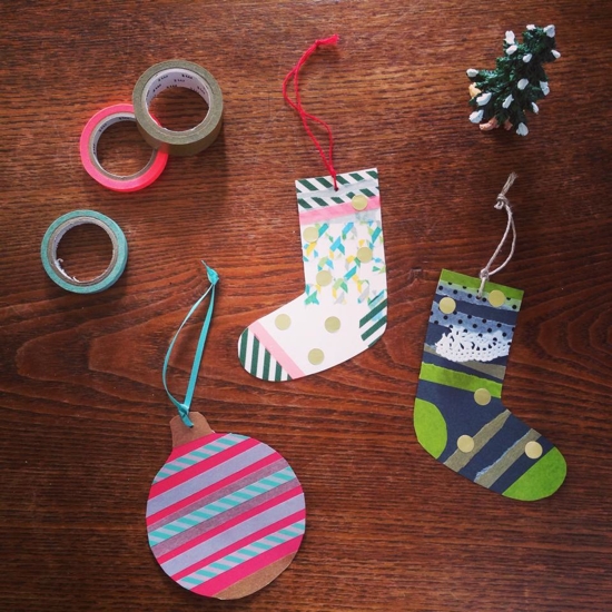 100均の材料で手作りできる平面のクリスマスカード～マスキングテープ編～暮らしに役立つ情報局