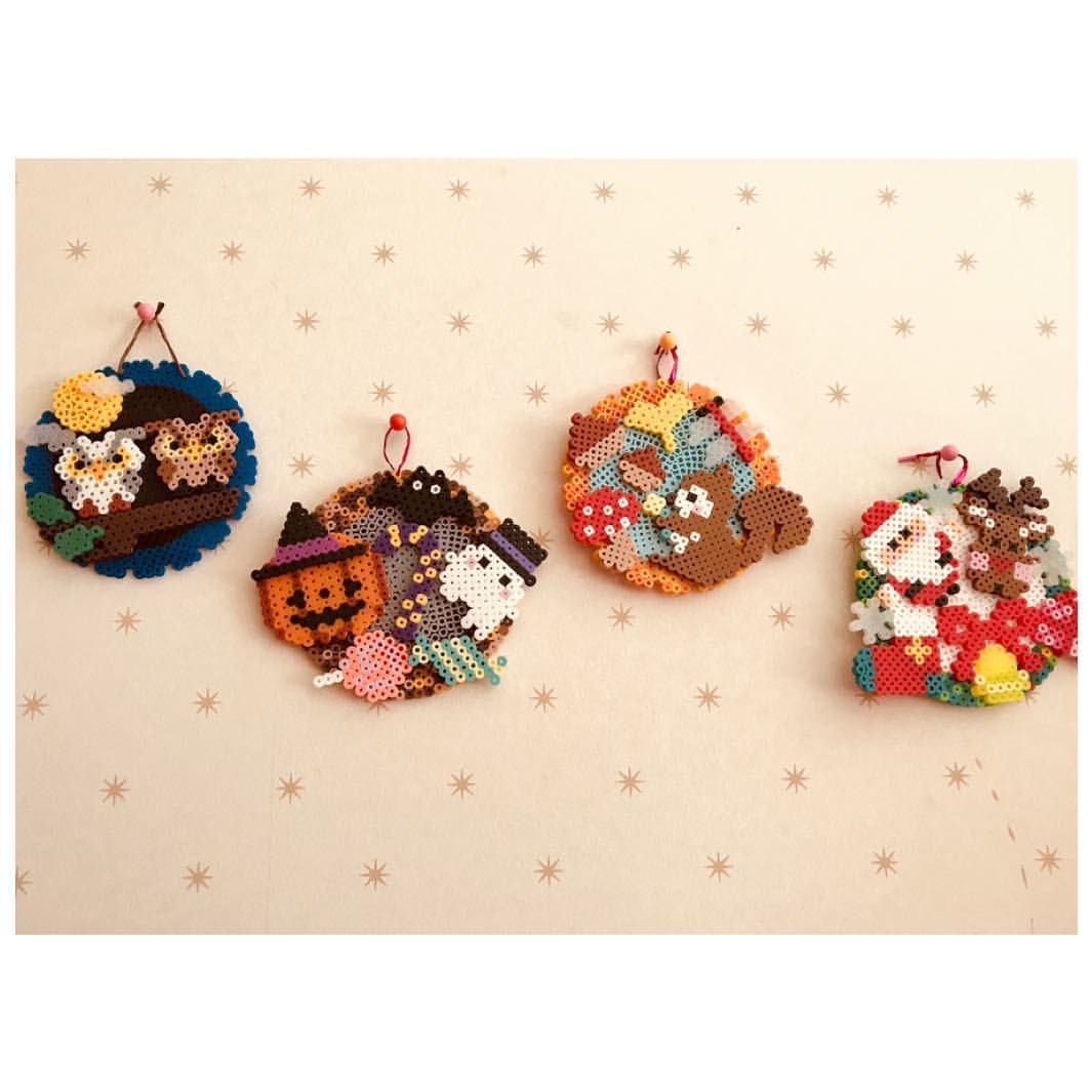 アイロンビーズアート ハロウィン魔女 額縁 その他インテリア雑貨 まかろに00 通販 14671851Creema クリーマ