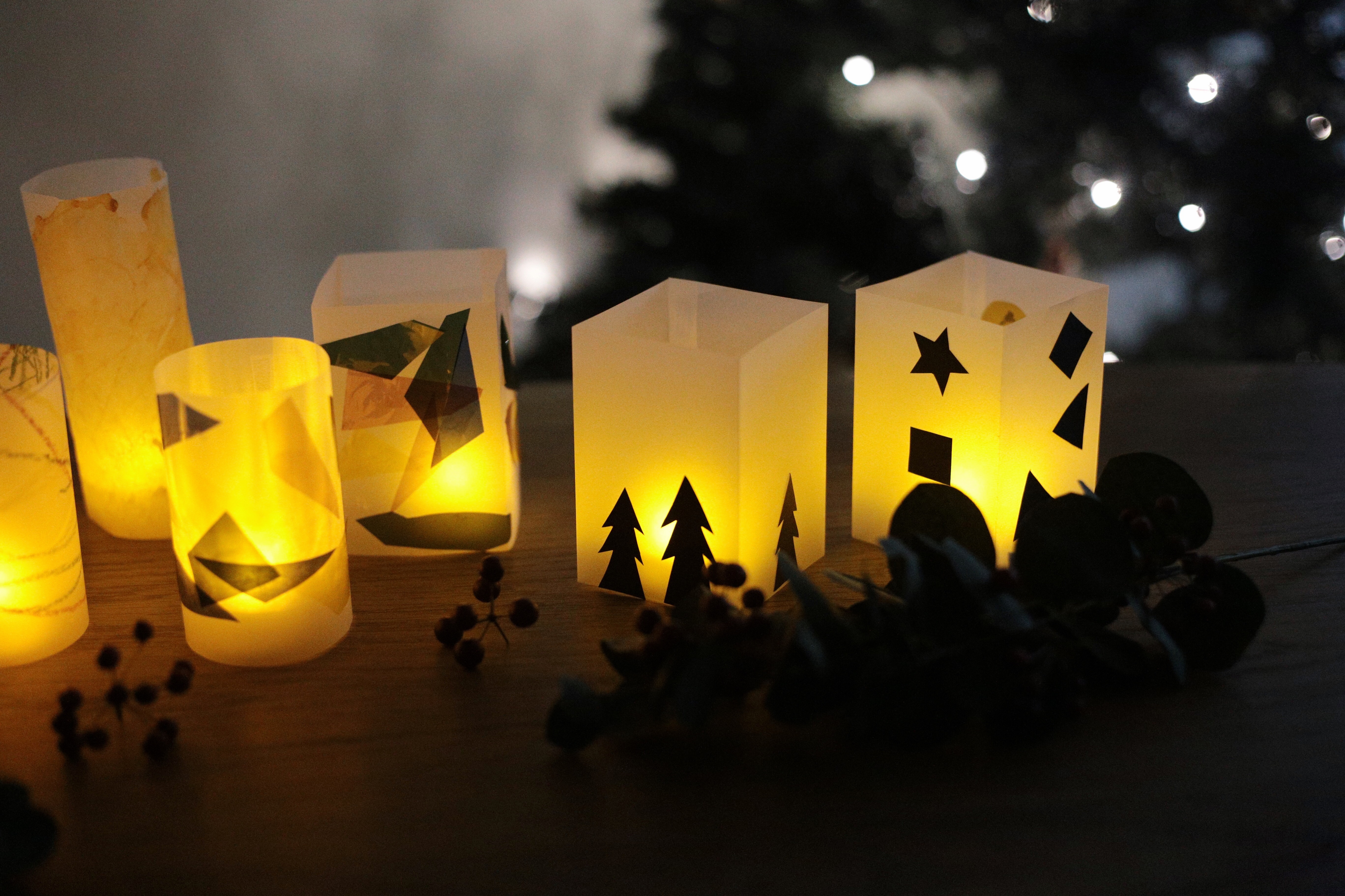 絵柄が浮き出るペーパーランタン株式会社つくる