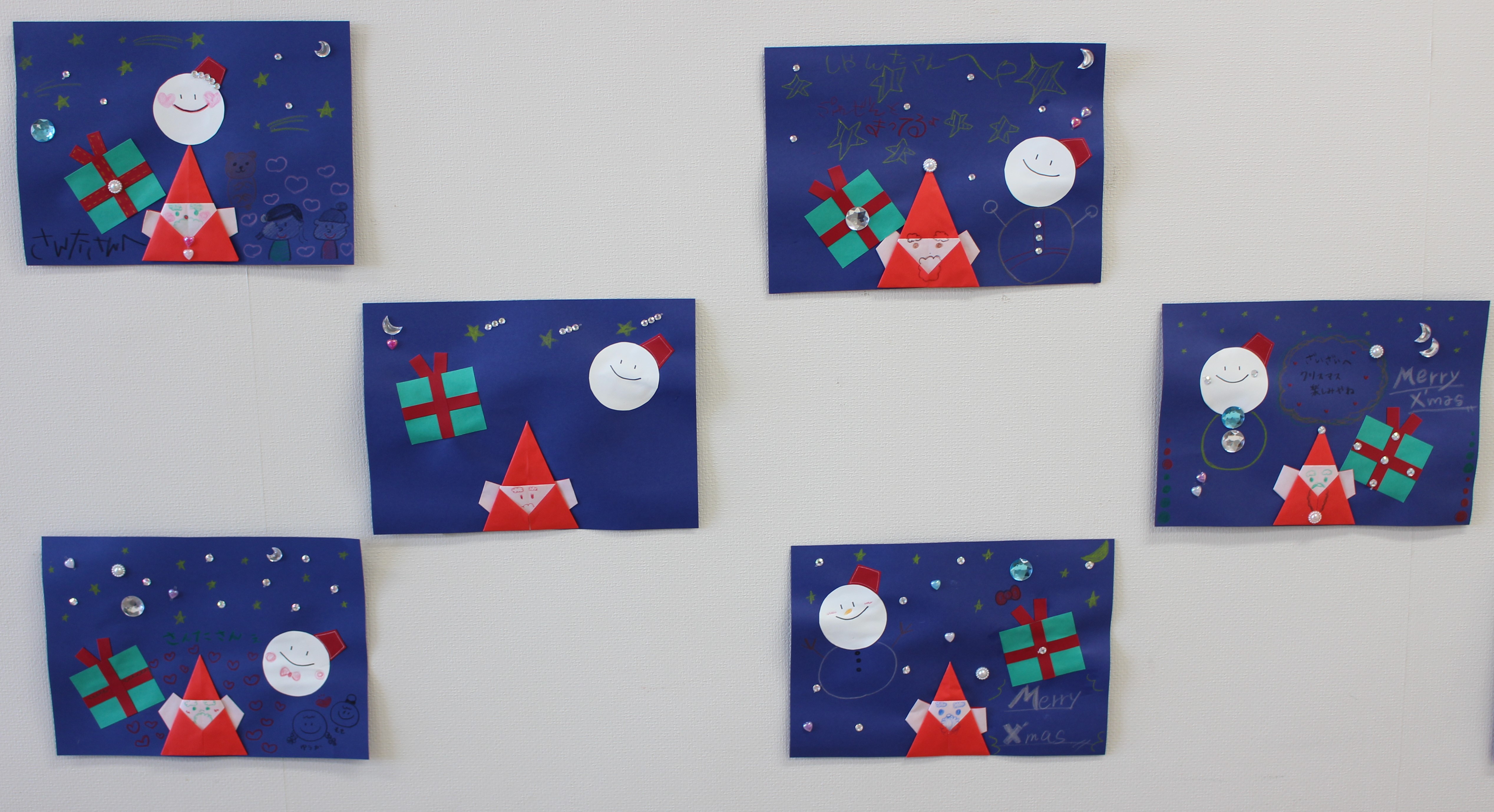 ✨建匠 保育課 可愛いクリスマスカード出来てます♡✨高知、兵庫で建築士と建てる家GRANDE グランデ