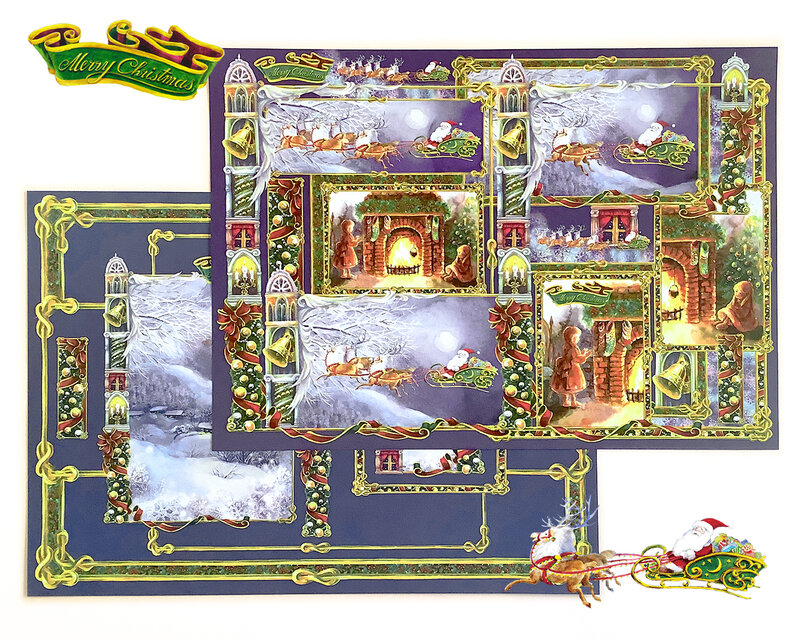 デザインペーパー ラッピングペーパー クリスマスペーパーセット1 Monochimo包裝材料 包裝紙人氣榜 - Pinkoi