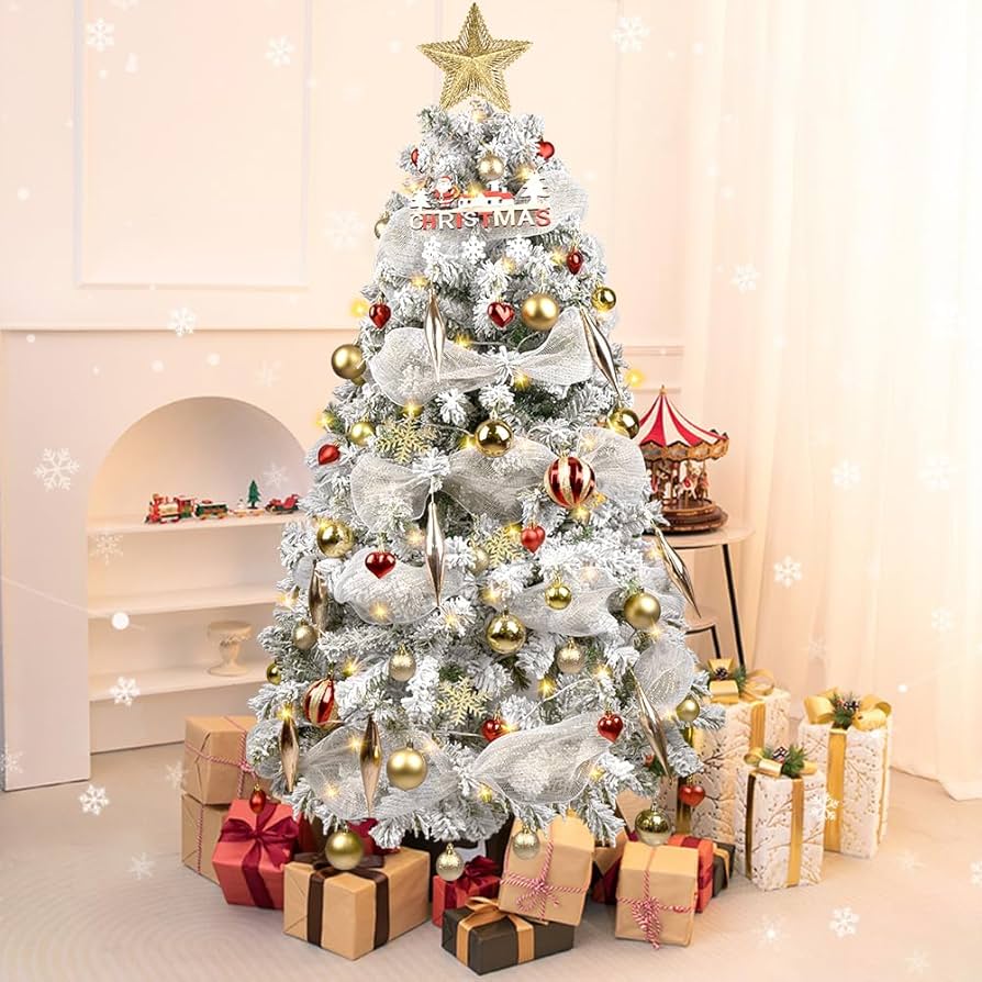 クリスマスツリー*～＊BEDE クリスマスツリー 白透明系 LED電球リモコン付45cm