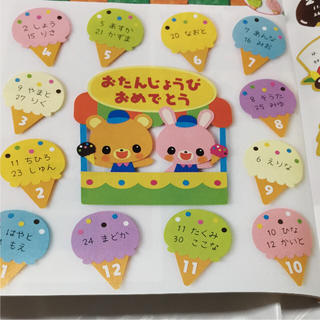 誕生表壁面『同じ型紙で！元気いっぱい♪恐竜ちゃん』0.1.2歳児クラスにも！イラストレーター イシグロフミカnowanowanかわいい保育のイラスト・壁面