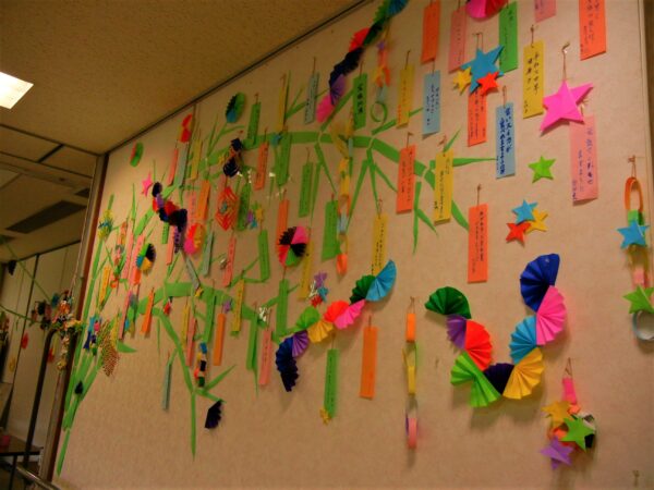 再販 大きめサイズ七夕 壁面飾り 7月 画用紙