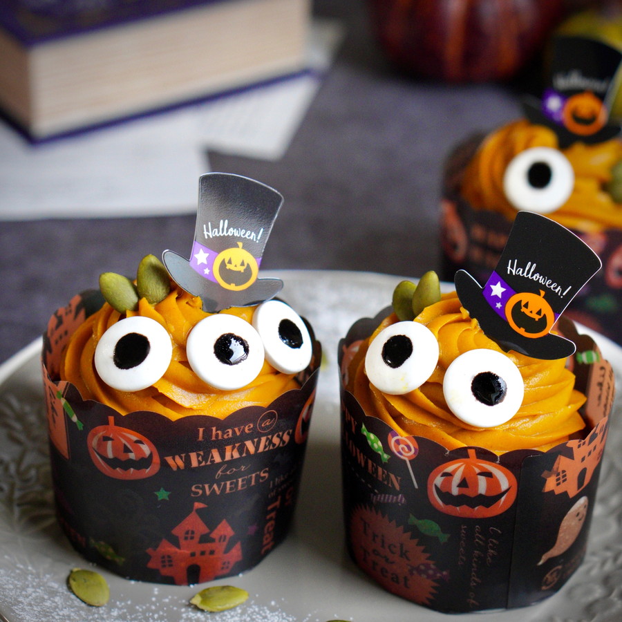 おばけカップケーキ