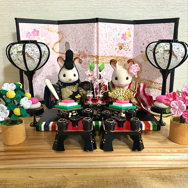 セリア、節分グッズと並行してひな祭りグッズも販売中。私もディズニーが好き❣️