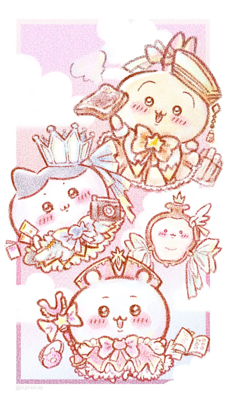 ちいかわお絵かき ハチワレ鏡餅を描こう シーズンお絵かき