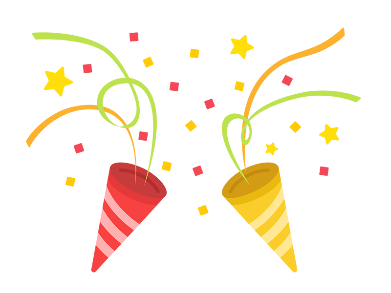 パーティーイラストレイン🚂 - イラスト無料素材