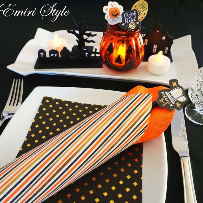 ALL100均でハロウィンテーブルコーディネート！ショップのアイデア暮らしニスタ