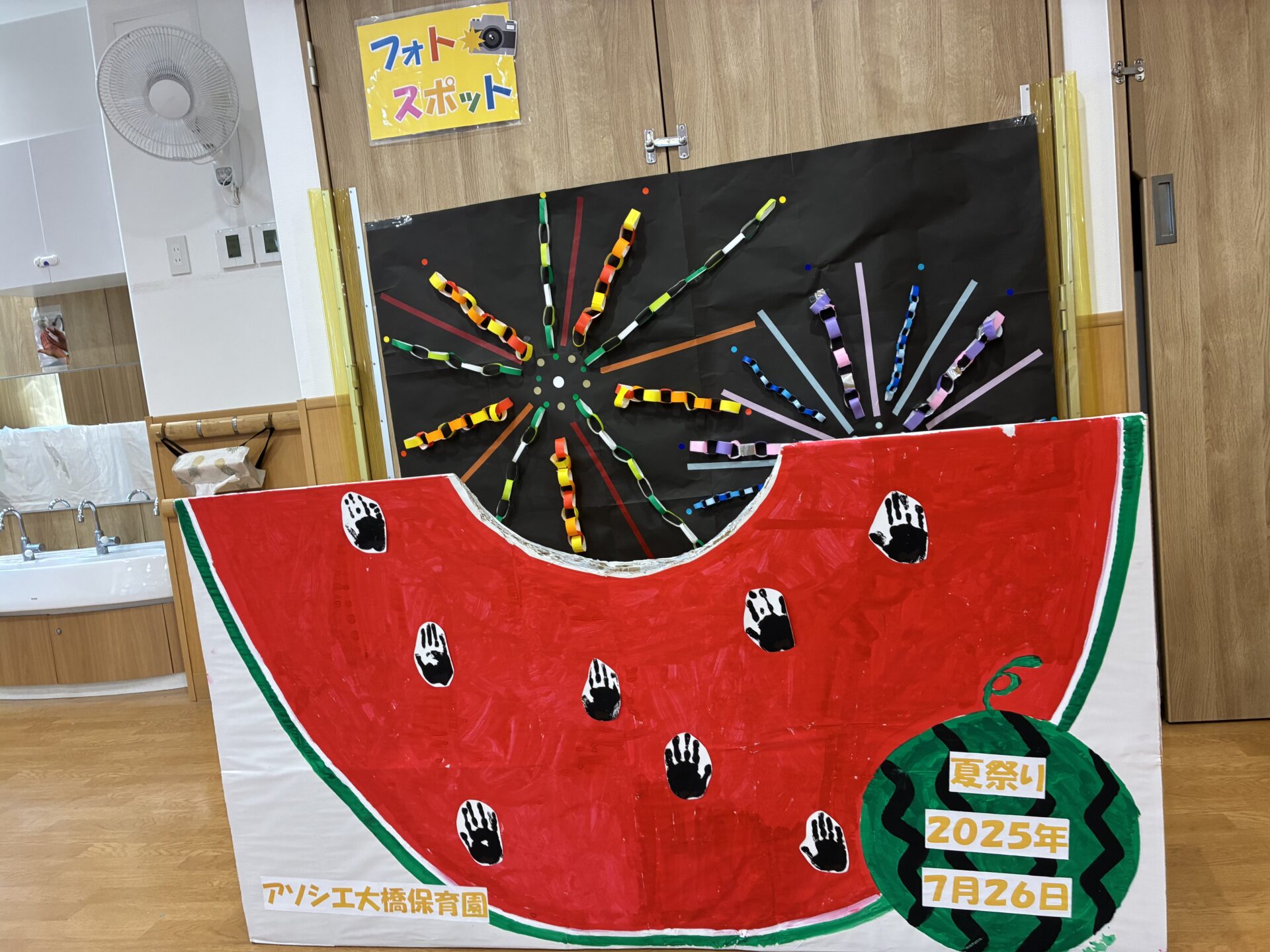 夏祭りのフォトスポットと小道具神戸 写真整理とアルバム作り＆親子撮影会・カメラ講座