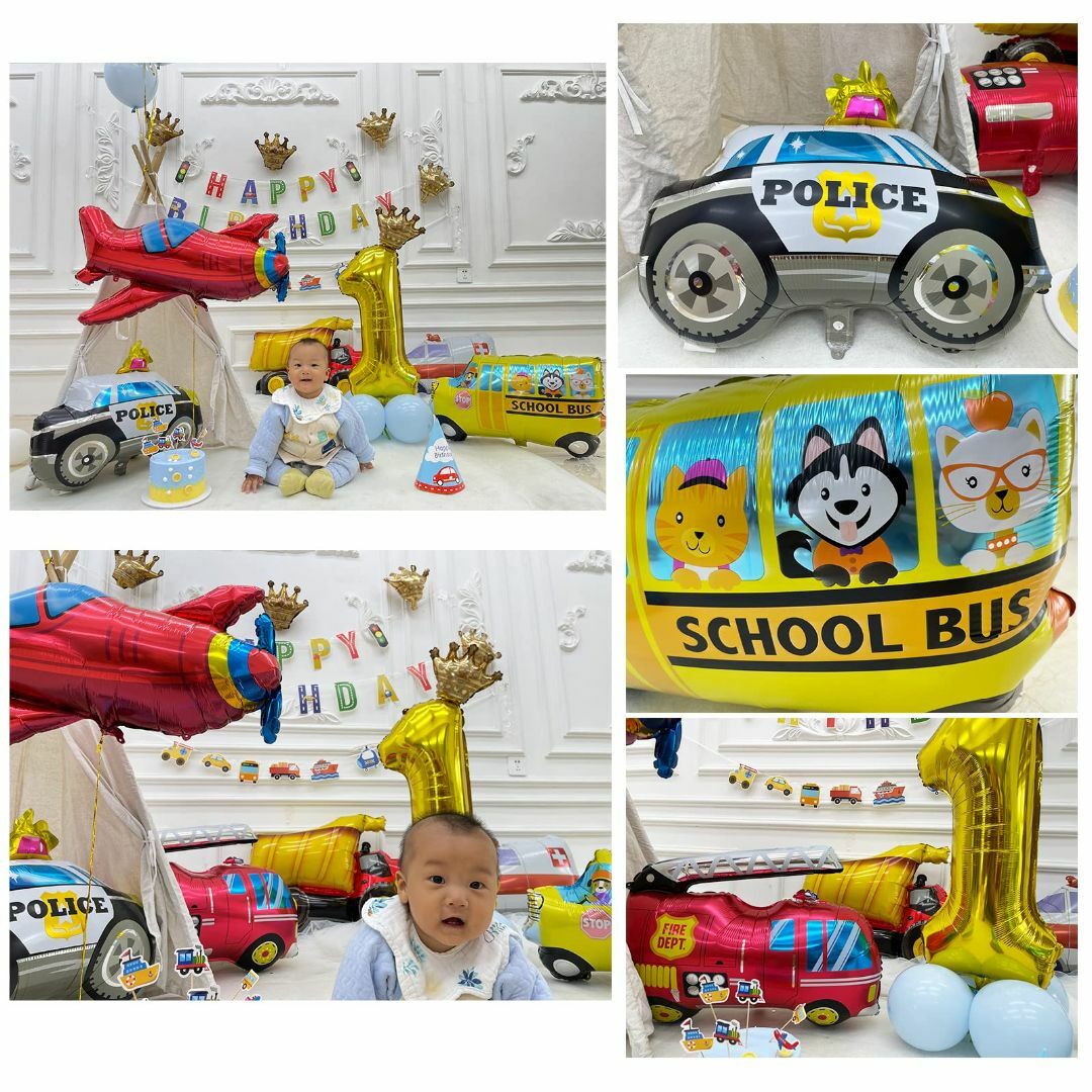 男の子のお誕生日のお祝いに！車デザインのバースデーバルーンの人気おすすめランキングカウナラ