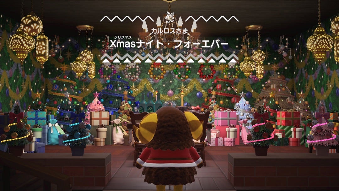 あつ森クリスマス島紹介とデザイン