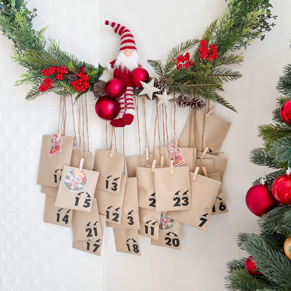 可愛いクリスマスアドベントカレンダーの簡単な作り方 １２選- Rainbow DIY