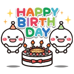 おしゃれなお誕生日＆お祝い＆ありがとうLINEスタンプ株 シーミュージック