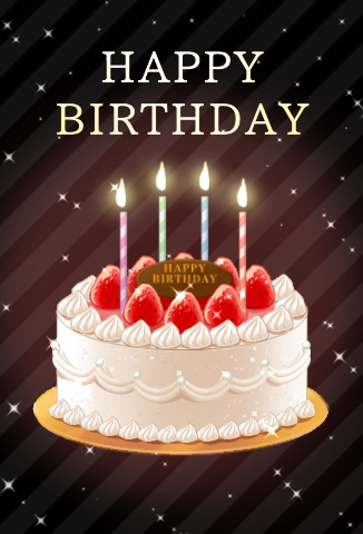 動く♪ 誕生日 ＆ おめでとう＆ ありがとう③LINEスタンプぴぃかん