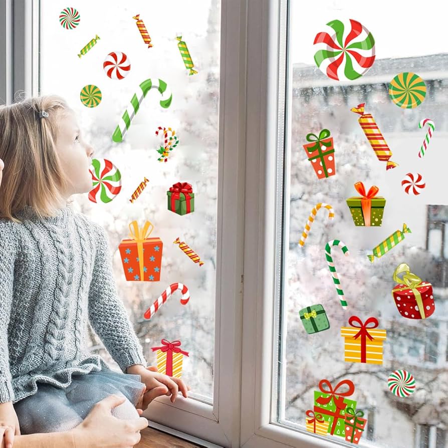 楽天市場 クリスマス 飾り ウィンドウステッカー ウォールステッカー 窓ステッカー 静電ステッカー 静電気シール 壁飾り 剥がせる 装飾品 インテリアパーティ ショップ 窓シール 壁 両面印刷 高級 Christmas 10枚 : シーフリーショップ