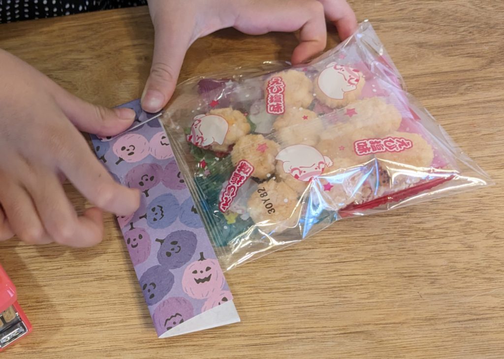ハロウィンお菓子ラッピングブーケTikTok