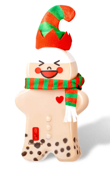 楽しみにしていた「ゴンチャ」から期間限定で発売される限定ボトルジンジャーブレッドマン飲んでみた！華麗なるスタバマダム