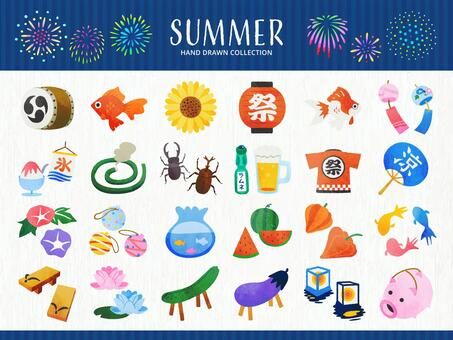 お盆・仏具のイラスト素材セット ベクター Stock VectorAdobe Stock