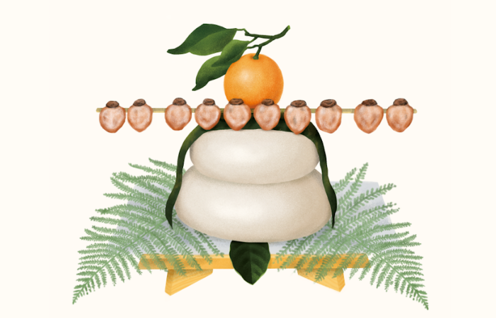 三種の神器を揃え新年を迎えよう！鏡餅に「串柿」を添えて和歌山道の駅ドットコム