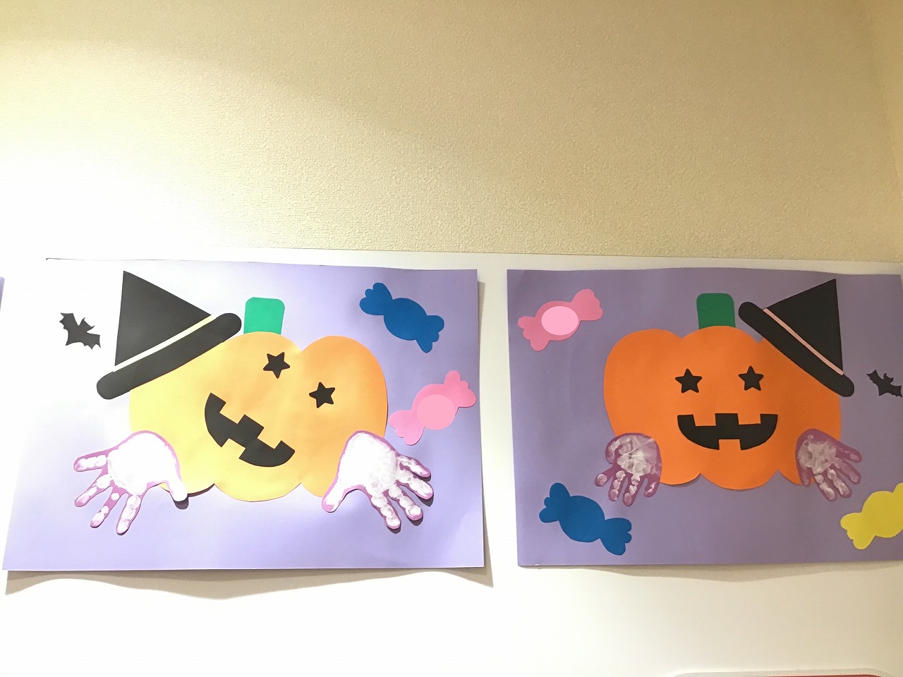 乳児向け ハロウィン製作！足形手形アート7選 0歳児、1歳児、2歳児男性保育士あつみ先生の保育日誌 おすすめ絵本と制作アイデア