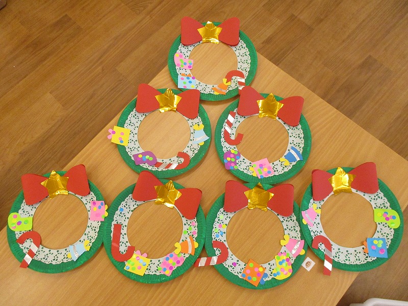 幼児向け工作 クリスマスリース名古屋市港区子供とお出かけ情報「いこーよ」