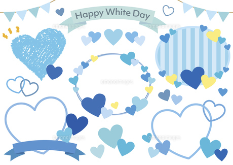 ホワイトデーなチェキフレーム素材全11種AOmaterial:フリー素材配布サイト