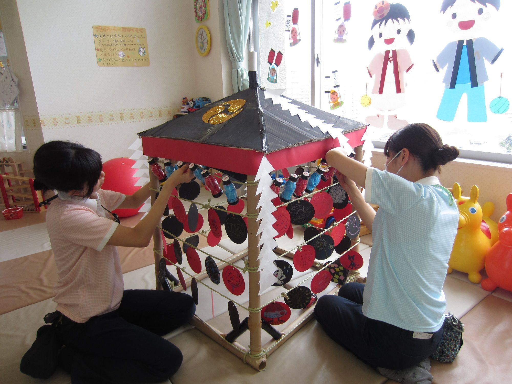 縁日ごっこ👘高坊保育園