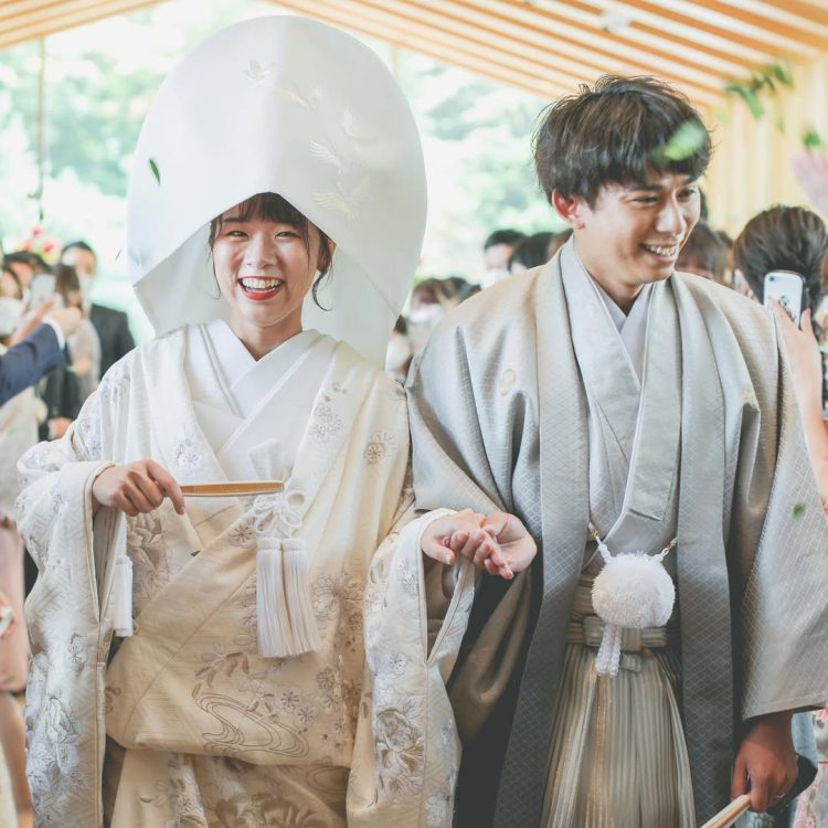 Wedding Report 初夏の爽やかな風に包まれた和装人前式ブログAuthentique オーセンティック- ウェディングドレスレンタル