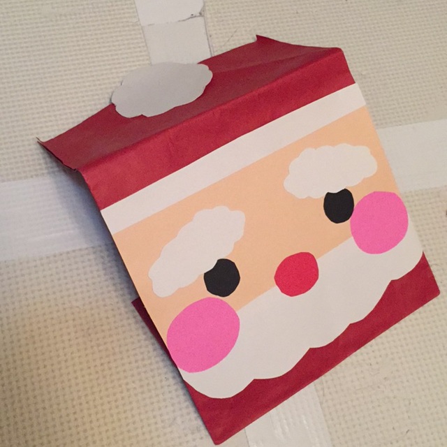 クリスマス 手作りプレゼント袋 - ワーキングマザーの週末手作り
