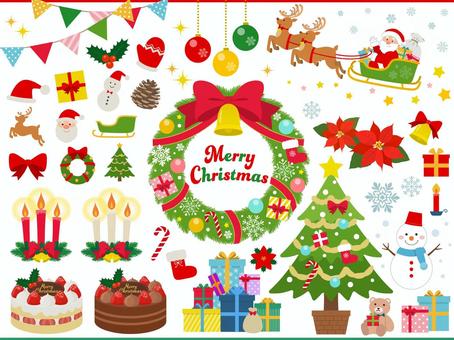 いろいろなクリスマスの飾りのイラストかわいいフリー素材集 いらすとや