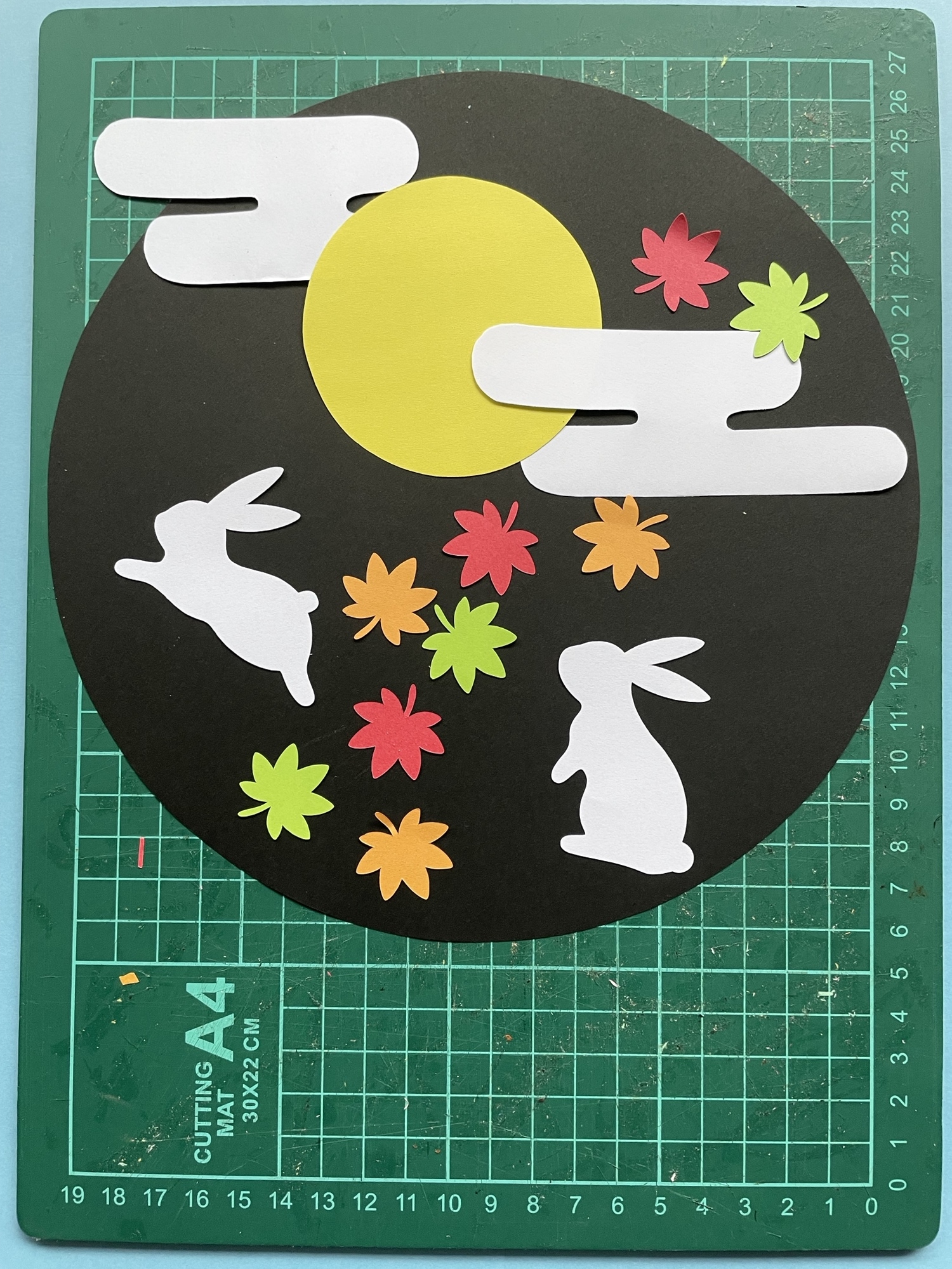 壁面 お月見 おしゃれTikTok