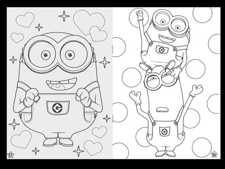 ミニオンのクリスマスぬり絵 - Etsy 日本