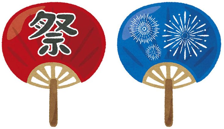 風鈴 祭り ちょうちん イラスト無料 フリー90292素材Good