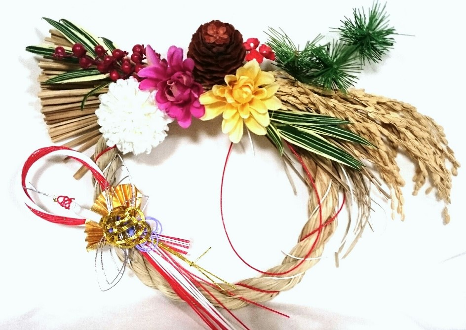 早割5%オフ10月末まで 秀〆 しめ縄 おしゃれ リース 正月飾り 玄関 モダン しめ縄飾り 水引モダン飾り Ｓ ミニしめ飾り 玄関 ドア 造花ミニ シンプル 手作り 玄関飾り 洋風 アレンジ 自宅用 マンション インテリア 和雑貨正月飾り・しめ縄お飾り屋さん