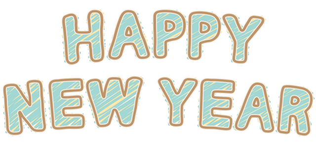 Happy New Year! 文字素材イラスト素材4097425- フォトライブラリ