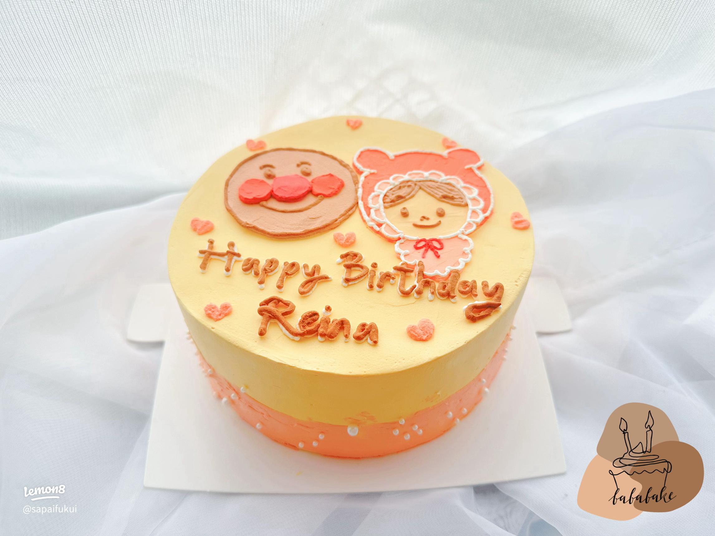 子ども喜ぶ！アンパンマンケーキで初めてのキャラデコケーキ☆ - SnapDish Food Camera