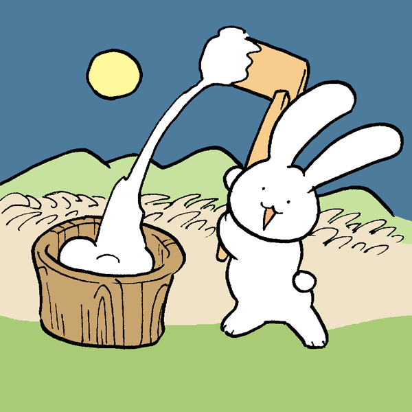 お餅つきをしている人のイラストかわいいフリー素材集 いらすとや