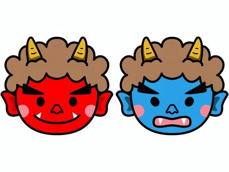 再販⑰フェルトの鬼のお面👹節分